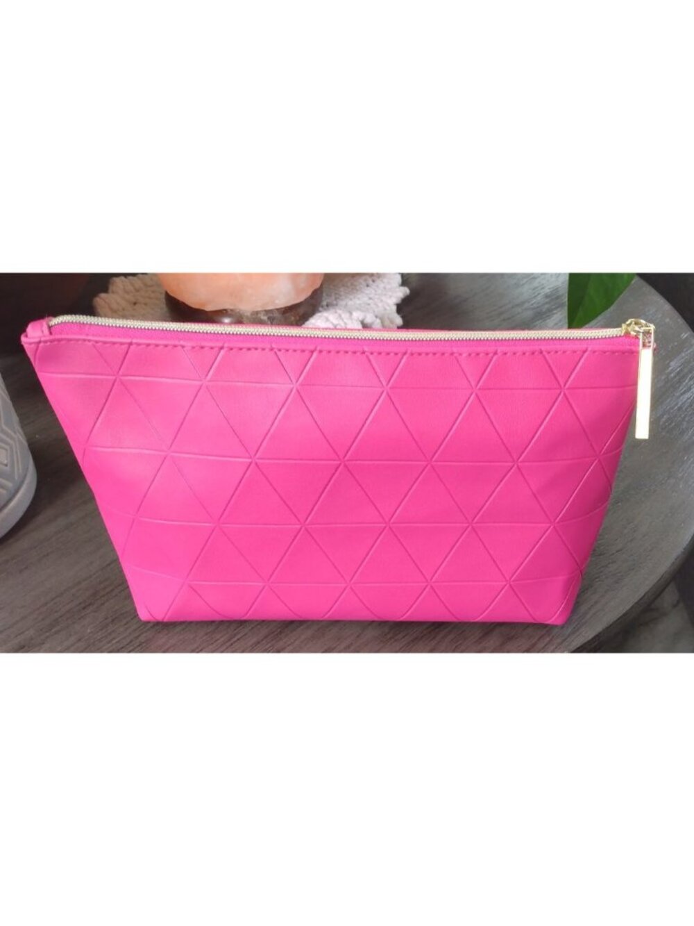 Hot Pink Lancome Makeup Bag Like New